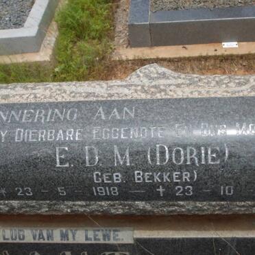 BLIGNAUT Sarel Jacobus 1913-1982 &amp; E.D.M. BEKKER 1918-19703