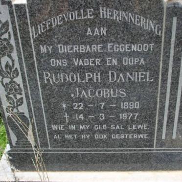 COETZEE Rudolph Daniel Jacobus 1890-1977