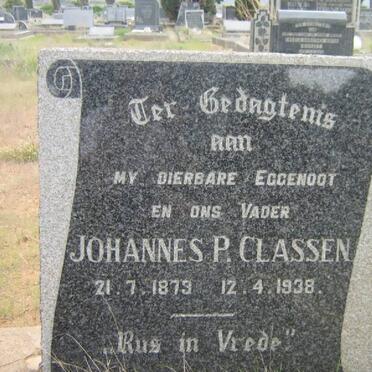 CLASSEN Johannes P. 1879-1938