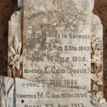 DEVENTER J.L., van 1862-1928 &amp; L.C. BOSCH 1866- :: VAN DEVENTER M.C. 1895-1912