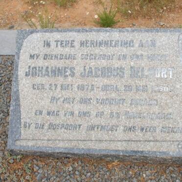 DELPORT Johannes Jacobus 1875-1950