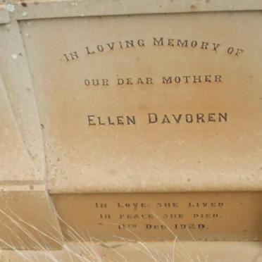 DAVOREN Ellen -1929