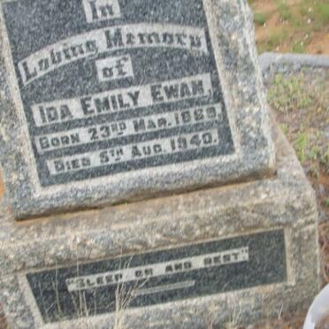 EWAN Ida Emily 18?9-1940