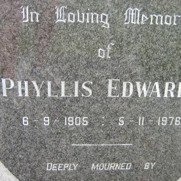 EDWARDS Phyllis 1905-1976