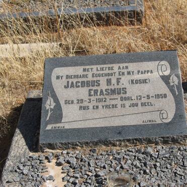 ERASMUS Jacobus H.F. 1912-1950