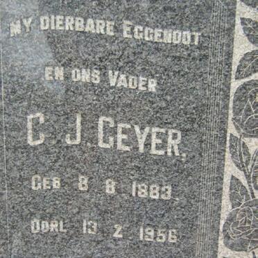 GEYER C.J. 1883-1956