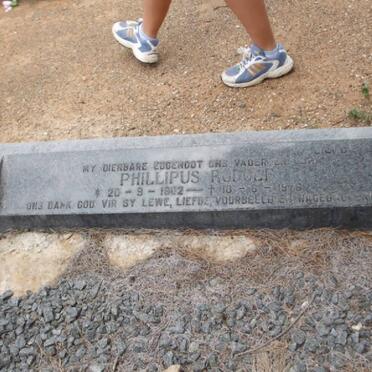 KLOPPER Phillipus Rodolf 1902-1976 &amp; Hendrina Jacoba BOTHA -1980