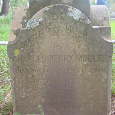MULLER Charles Henry -1900