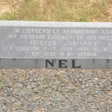 NEL Hester Johanna nee ROBINSON 1927-1973
