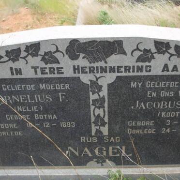 NAGEL Jacobus S.J. 1888-1963 &amp; Cornelius F. BOTHA 1893-