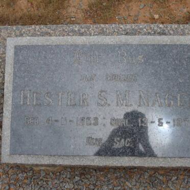 NAGEL Hester S.M. 1903-1976