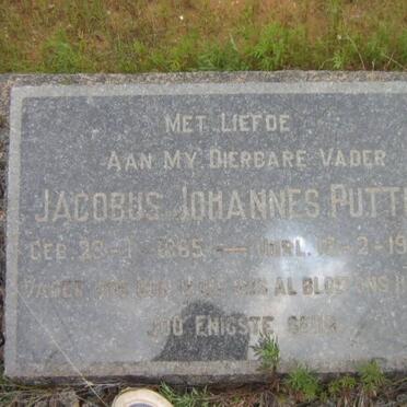 PUTTER Jacobus Johannes 1865-1948