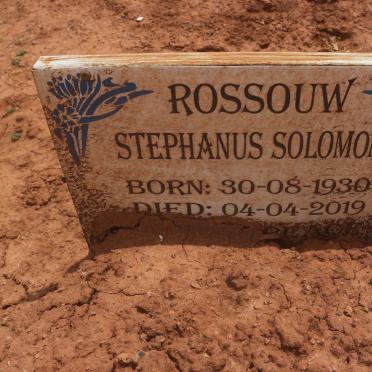 ROSSOUW Stephanus Solomon 1930-2019
