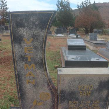 VETMAN Yoyo Sam 1926-2002