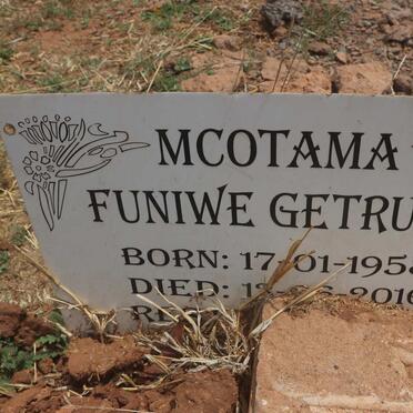 MCOTAMA Funiwe Getrude 1958-2016