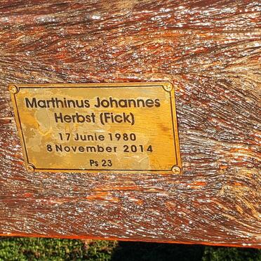 HERBST Marthinus Johannes 1980-2014.