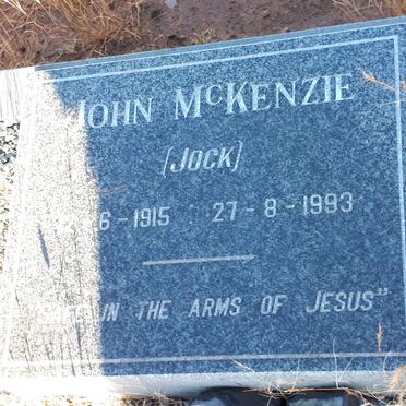 McKENZIE John 1915-1993