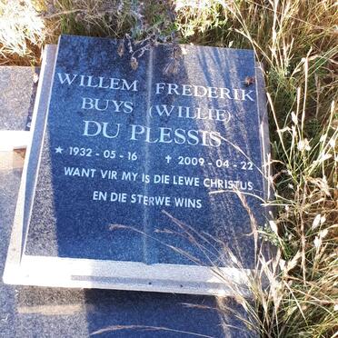 PLESSIS Willem Frederik Buys, du 1932-2009