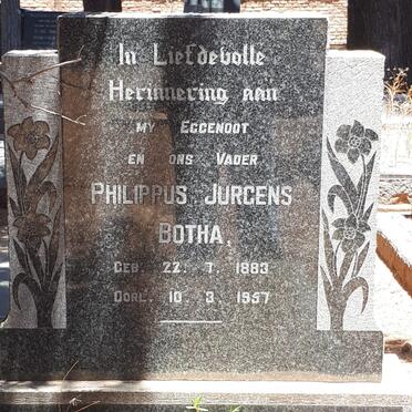 BOTHA Philippus Jurgens 1883-1957