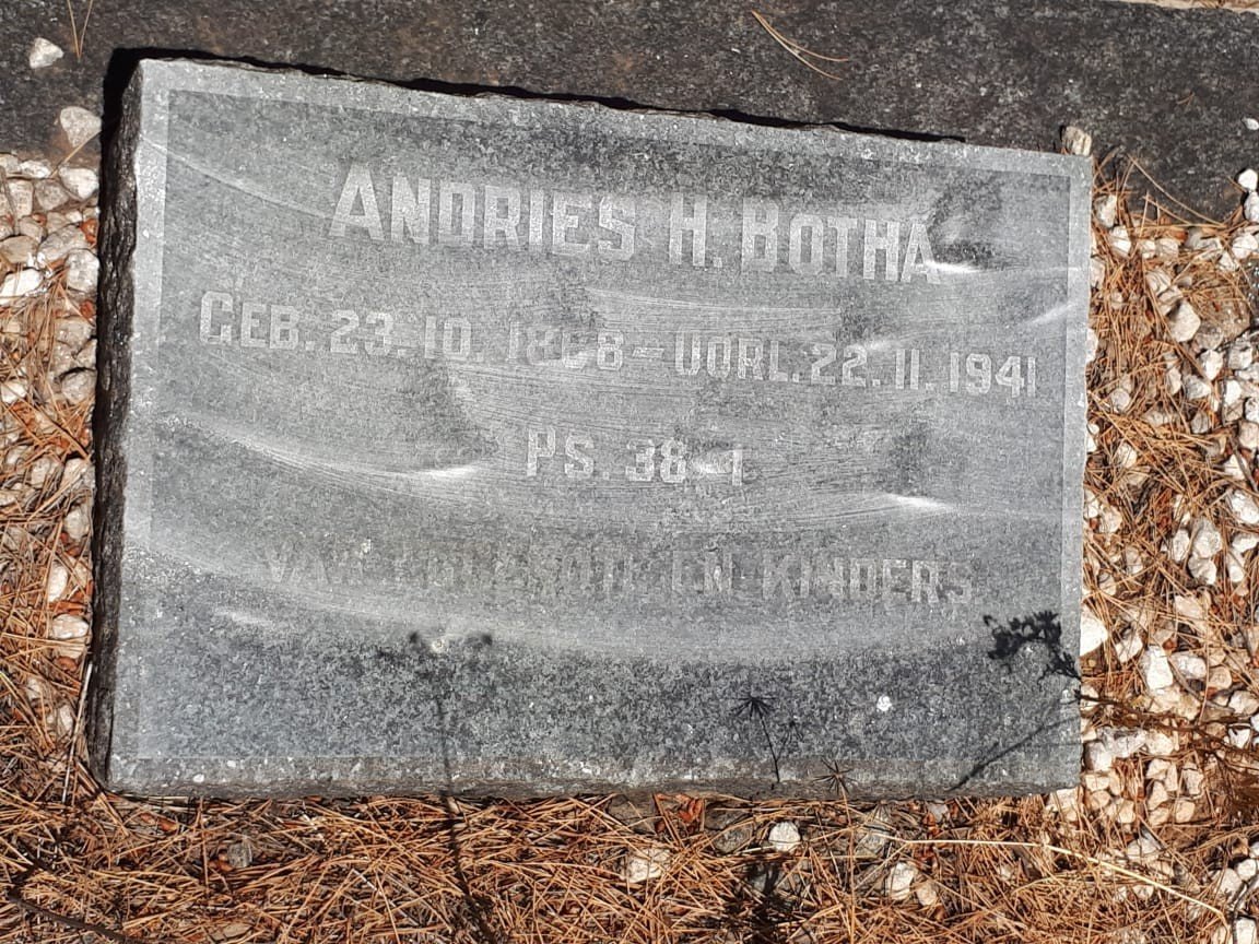 BOTHA Andries H. 1868-1941