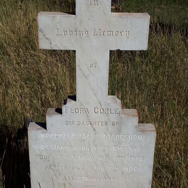 CURLE Flora nee MADGSHON 1874-1906