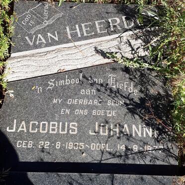 HEERDEN Jacobus Johannes, van 1935-1977