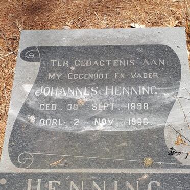 HENNING Johannes 1898-1966
