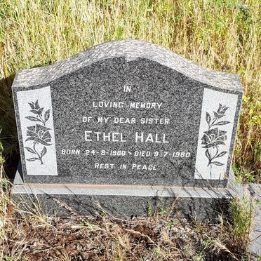 HALL Ethel 1900-1980