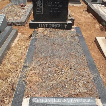 HATTINGH Elsje Maria nee VAN DER LINDE 1884-1972 :: HATTINGH Cecilia Helena 1920-1987