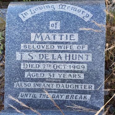 HUNT Mattie, de la -1909 :: DE LA HUNT Baby