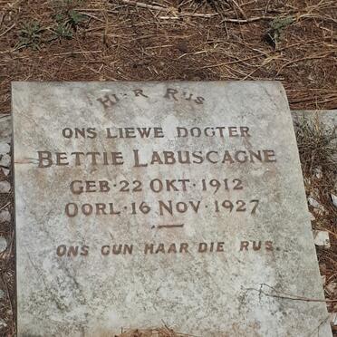 LABUSCAGNE Bettie 1912-1927