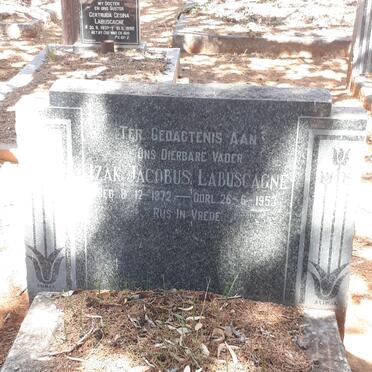 LABUSCAGNE Izak Jacobus 1872-1953