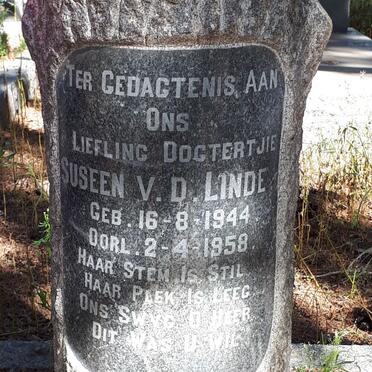 LINDE Suseen, van der 1944-1958