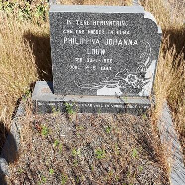 LOUW Philippina Johanna 1906-1990