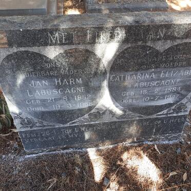 LABUSCAGNE Jan Harm 1882-1968 &amp; Catharina Elizabeth 1884-1947