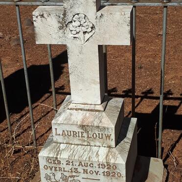 LOUW Laurie 1920-1920