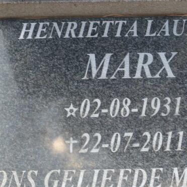 MARX Henrietta Laurina 1931-2011