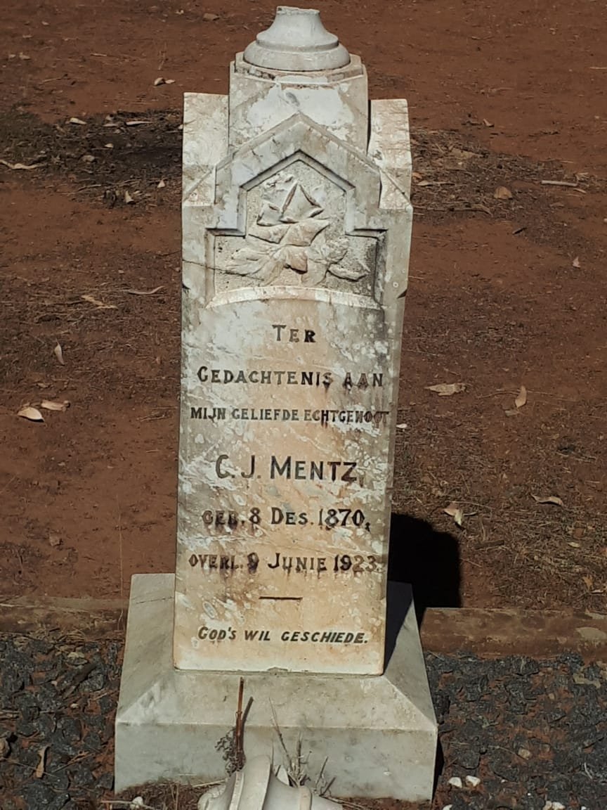 MENTZ C.J. 1870-1923