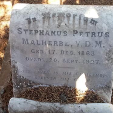 MALHERBE Stephanus Petrus 1863-1927