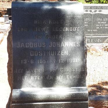 OOSTHUIZEN Jacobus Johannes 1857-1931