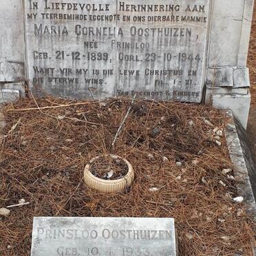 OOSTHUIZEN Maria Cornelia nee PRINSLOO 1899-1944 :: OOSTHUIZEN Prinsloo 1933-1964