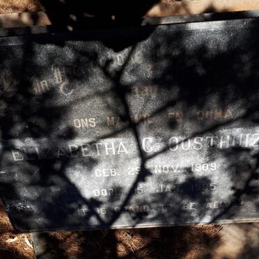 OOSTHUIZEN Elizabetha C. 1909-1995