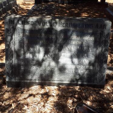 OPPERMAN Jan Daniel 1884-1960 &amp; Anna Maria Francina VENTER 1889-1963