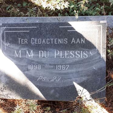 PLESSIS M.M., du 1898-1967