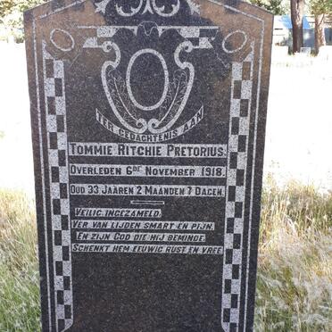 PRETORIUS Tommie Ritchie -1918