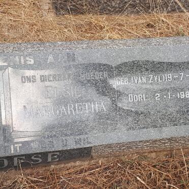 ROELOFSE Elsie Margaretha nee VAN ZYL 1896-1985