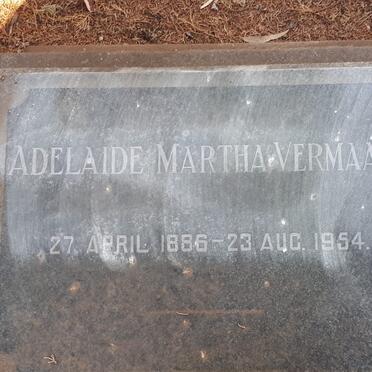 VERMAAK Adelaide Martha 1886-1954