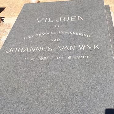 VILJOEN Johannes van Wyk 1921-1999