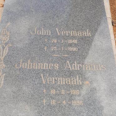 VERMAAK Johannes Adrianus 1916-1996 :: VERMAAK John 1948-1990