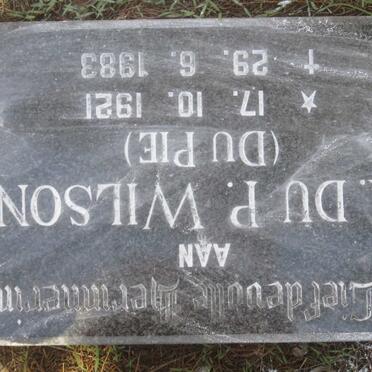 WILSON A. du P. 1921-1983